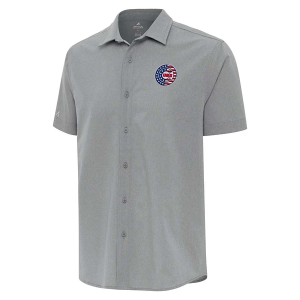 Chicago Cubs Americana Activate Woven Button Up Large Skyscraper