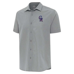 Colorado Rockies Americana Activate Woven Button Up Large Skyscraper