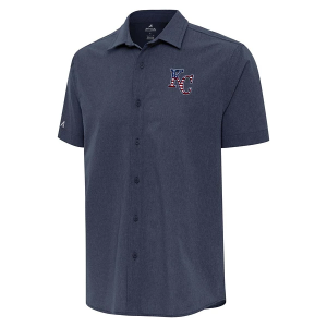 Kansas City Royals Americana Activate Woven Button Up XLarge Navy