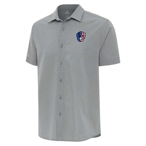 Milwaukee Brewers Americana Activate Woven Button Up Large Skyscraper