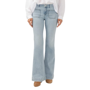 Women's Silver Jeans Co. Suki Trouser Curvy Flare Jeans Indigo 262 25 31
