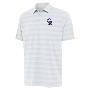 Colorado Rockies Americana Tunnel Polo 3XLarge White Multi