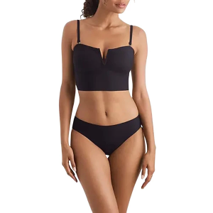 Women's Mimi Flamingo Finn Midkini Swim Tankini Misses 8 Black