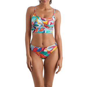 Women's Mimi Flamingo Ellis Midkini Swim Tankini Misses 12 Radiant Floral
