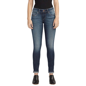 Women's Silver Jeans Co. Slim Fit Girlfriend Jeans Indigo 378 28 29