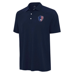 Milwaukee Brewers Americana Western Polo XLarge Navy