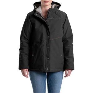 Women's Berne Apparel Softstone Micro-Duck Softshell Jacket Small Black