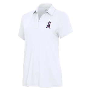 Women's Los Angeles Angels Americana Era Polo Medium White
