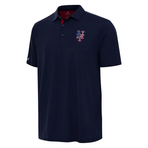 New York Mets Americana Era Polo XLarge Navy/Dark Red