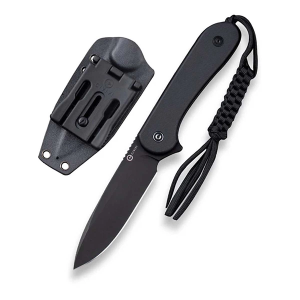 Civivi C2105A Elementum Tactical G10 Fixed Blade Knife Black