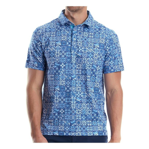 Men's Good Good Golf Lagoon Polo Large Blue