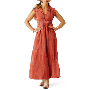 Women's Ariat Sunset St. Mind Maxi Dress XLarge Chili