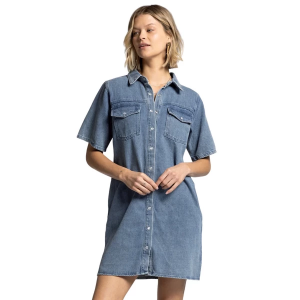 Women's Thread & Supply Phoenix Shirt Dress Medium Denim