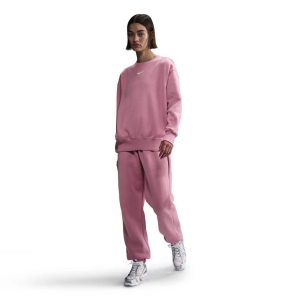 Women's Nike Sportswear Phoenix Fleece Crewneck Sweatshirt XLarge Elemental Pink/Sail