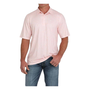 Men's Cinch Paisley Print Polo XLarge Pink