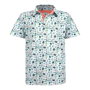 Kids' Swannies Lane Polo Large White