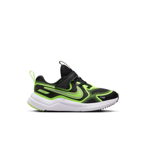 Kids' Nike Cosmic Runner Running Shoes sneakers-athletic-shoes Little 1.5 Regular Black/Wolf Grey/Volt