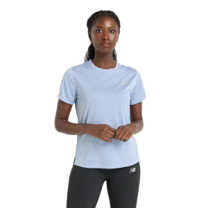 Women's New Balance Athletics T-Shirt Large Dusk Shower Heather