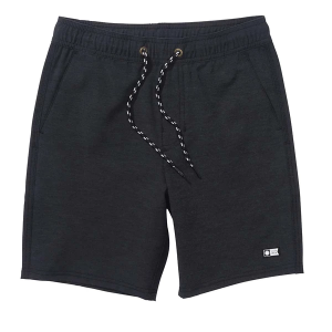 Kids' Salty Crew Drifter Elastic Waist Hybrid Shorts Large Black