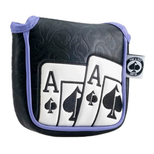 Pins & Aces Ace Of Spades Mallet Putter Cover