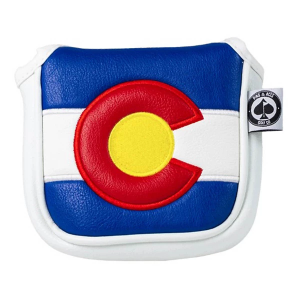 Pins & Aces Colorado State Flag Mallet Putter Cover