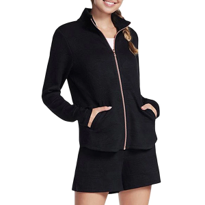 Women's Skechers Diamond Ottoman Jacket Large Black