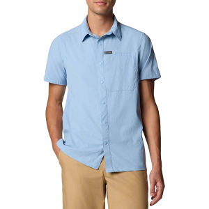 Men's Columbia Sage Peak Button Up Shirt 2XLarge Ripple Blue