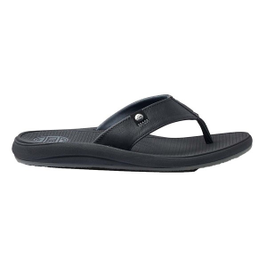 Men's Reef Phantom Nias Flip Flop Sandals 8 Black/Grey