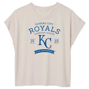 Women's Kansas City Royals Vintage Wash T-Shirt XLarge Natural