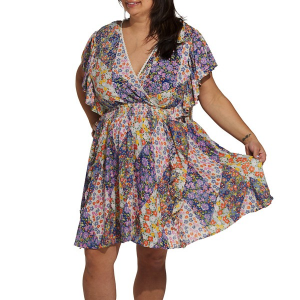 Women's Angie Flutter Dress 1X Multi