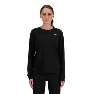 Women's New Balance Sport Essentials Long Sleeve T-Shirt XLarge Black