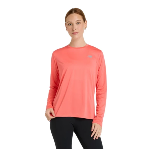 Women's New Balance Sport Essentials Long Sleeve T-Shirt 2XLarge Drift Red