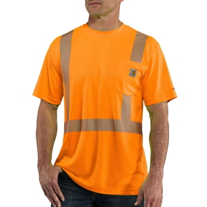 Men's Carhartt HiVis Class 2 T-Shirt 3XLarge Brite Orange