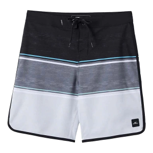 Boys' O'Neill Lennox Scallop 16" Swim Boardshorts 27 Black