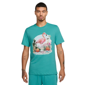 Men's Jordan Flight Essentials Flamingo T-Shirt Small Washed Teal/Black