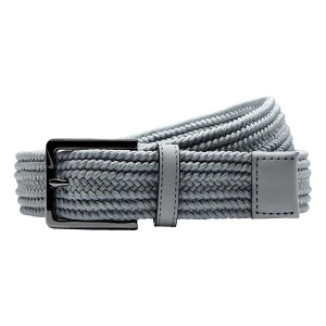 Men's Nike Herringbone Stretch Woven Belt Small Light Grey Heather