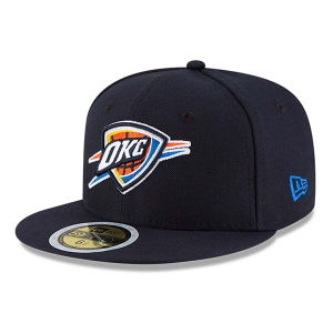 Kids' Oklahoma City Thunder New Era 59FIFTY Fitted Hat 6 3/4 Black