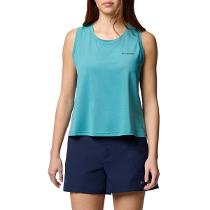 Women's Columbia Wild Springs Scoop Neck Tank Top Large Teal