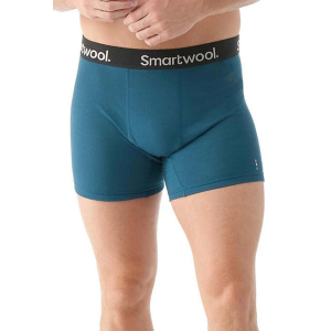 Men's Smartwool Active Merino Boxer Briefs Underwear 2XLarge Twilight Blue