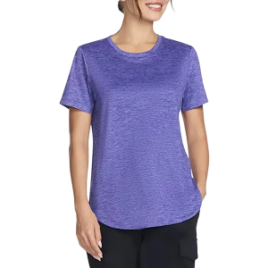 Women's Skechers GO DRI Swift Tunic T-Shirt Medium Dark Purple