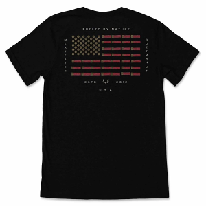 Men's MeatEater Shell Flag T-Shirt 2XLarge Black
