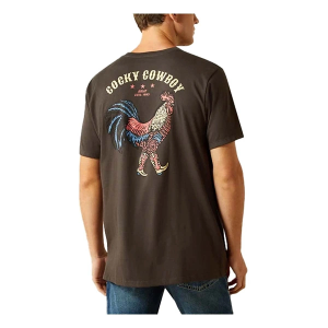 Men's Ariat Cocky Cowboy Graphic T-Shirt 2XLarge Black
