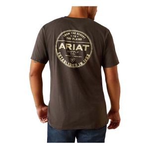 Men's Ariat Desert to Plains Graphic T-Shirt Medium Black