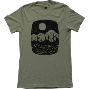 Women's MOORE Night Butte T-Shirt Medium Olive