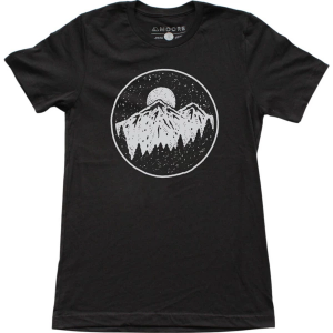 Women's MOORE Night Sky T-Shirt Small Black