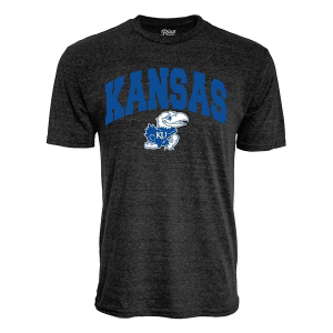 Kansas Jayhawks Blue 84 Archie T-Shirt 2XLarge Black