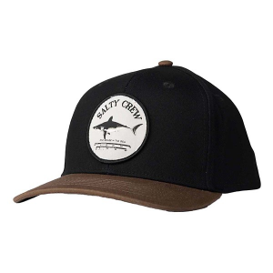 Boys' Salty Crew Bruce 6 Panel Snapback Hat One Size Coffee/Black