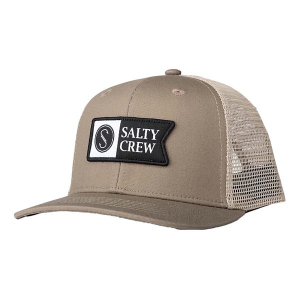 Boys' Salty Crew Pinnacle Snapback Hat One Size Mushroom