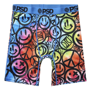 Boys' PSD Punk Pop Boxer Briefs Underwear Medium Blue