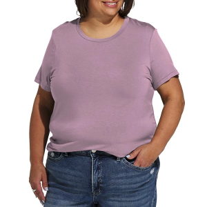 Women's 1902 and Co. Crew T-Shirt 3X Lilac